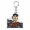Anime Berserk Keychain Guts The Black Swordsman Casca Serpico Acrylic Pendant Keyring Jewelry Collections 2 - Berserk Merch