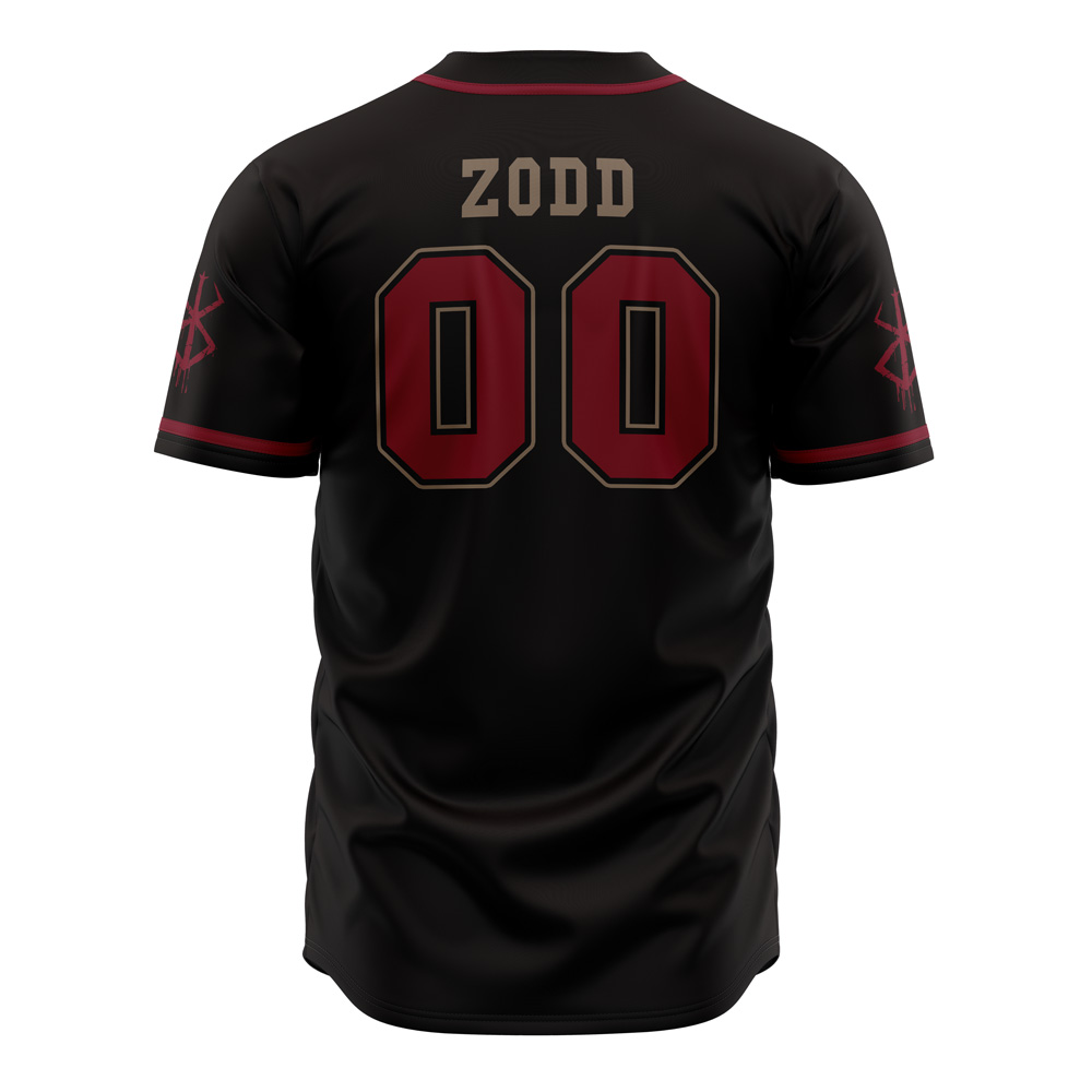 Apostles Zodd Berserk AOP Baseball Jersey AOP Baseball Jersey BACK Mockup - Berserk Merch