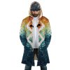 Black Swordman Guts Berserk AOP Hooded Cloak Coat FRONT Mockup - Berserk Merch