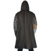 Guts Armor Berserk AOP Hooded Cloak Coat BACK Mockup - Berserk Merch