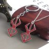 Japan PS4 Game Berserk Logo KeyChain Sword Wind Legends Warrior Sword Metal Keyring For Men Key 2 - Berserk Merch