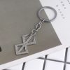 Japan PS4 Game Berserk Logo KeyChain Sword Wind Legends Warrior Sword Metal Keyring For Men Key 4 - Berserk Merch