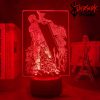acrylic led night light anime berserk guts 403 - Berserk Merch