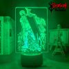 acrylic led night light anime berserk guts 729 - Berserk Merch
