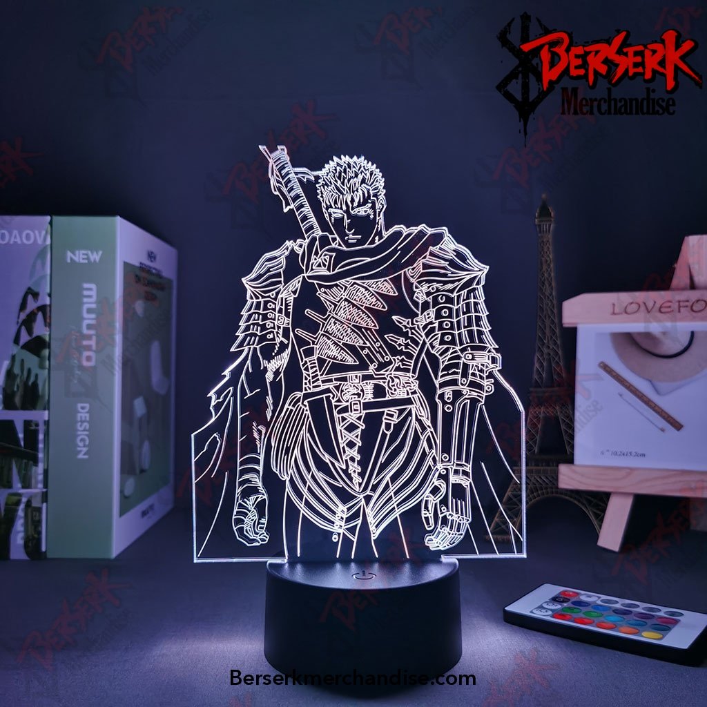led light anime berserk guts 265 - Berserk Merch