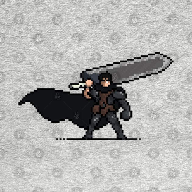 Guts 8 Bit Crewneck Sweatshirt Official Berserk Merch