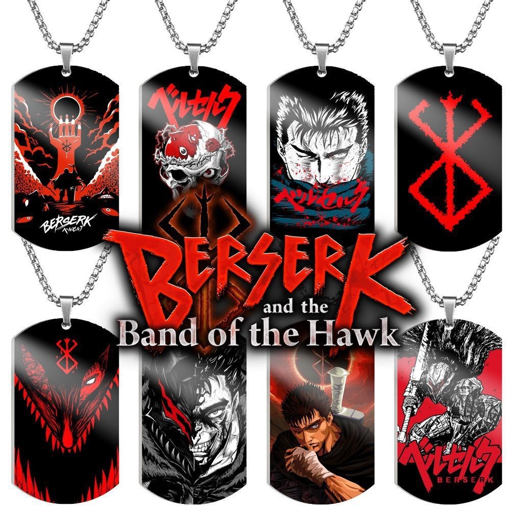 Anime Berserk Behelit Guts Necklace Cosplay Griffith Egg Of King The Golden Age Arc Stainless Steel 1 - Berserk Merch