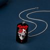 Anime Berserk Behelit Guts Necklace Cosplay Griffith Egg Of King The Golden Age Arc Stainless Steel 4 - Berserk Merch