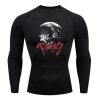 Anime Berserk Black Compression Gym Tshirts Men s Sports Quick Dry Summer Workout Fitness Long Slevee 11 - Berserk Merch