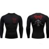 Anime Berserk Black Compression Gym Tshirts Men s Sports Quick Dry Summer Workout Fitness Long Slevee 2 - Berserk Merch
