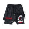 Anime Berserk Guts Men Running Shorts 2 In 1 Mesh Quick Dry Workout Training Gym Shorts - Berserk Merch
