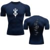 Anime Berserk Guts Men s Compression Shirt Fitness Sport Running Tight Gym TShirts Athletic Quick Dry 2 - Berserk Merch