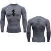 Anime Berserk Guts Men s Compression Shirt Fitness Sport Running Tight Gym TShirts Athletic Quick Dry 5 - Berserk Merch