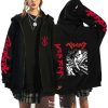 Anime Berserk Hoodies Guts Zipper Jacket Casual Long Sleeve Sweatshirts Y2K Clothes Harajuku Hip Hop Loose 3 - Berserk Merch