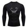 Anime Berserk Men Compression Tshirts Sports Tights Basketball Fitness Long Sleeve Running Training Quick Dry Sportswear 1 - Berserk Merch