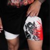 Anime Berserk Performance Shorts 3D Print Sport Running 2 in 1 Gym Shorts Training Men s 2 - Berserk Merch