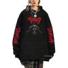 Anime Long Sleeve Hoodie Berserk Polar Fleece Hoodies Spring and Autumn Hooded Pullpver Casual Sweatshirts Men 5 - Berserk Merch