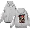 Autumn Fleece Full Zipper Jackets Anime Berserk Print Sweatshirts Streetwear Loose Men s Hoodies Harajuku Casual 1 - Berserk Merch