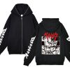 Autumn Fleece Full Zipper Jackets Anime Berserk Print Sweatshirts Streetwear Loose Men s Hoodies Harajuku Casual 4 - Berserk Merch