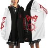 Berserk Anime Hoodie Men Zip Up Hooded Sweatshirt Anime Zipper Jackets Casual Print Women Unisex Black 2 - Berserk Merch