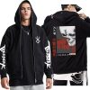 Berserk Hoodie Jackets Anime Guts Zipper Hoodies Casual Fleece Oversized Sweatshirt Loose Hip Hop Streetwear Zip 1 - Berserk Merch