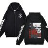 Berserk Hoodie Jackets Anime Guts Zipper Hoodies Casual Fleece Oversized Sweatshirt Loose Hip Hop Streetwear Zip - Berserk Merch