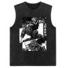 Berserk T Shirt Anime Washed Vest Guts Sleeveless Vintage Tank Top Streetwear T Shirts Summer Harajuku 2 - Berserk Merch