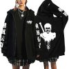 Japanese Anime Berserk Zipper Hoodies Funny Guts Eyes Printed Jackets Hip Hop Streetwear Casual Fleece Long 1 - Berserk Merch