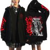 Japanese Anime Berserk Zipper Hoodies Funny Guts Eyes Printed Jackets Hip Hop Streetwear Casual Fleece Long 5 - Berserk Merch