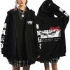 Japanese Berserk Zip Up Jackets Anime Guts Eyes Graphics Hoodies Hip Hop Streetwear Sweatshirts Unisex Loose - Berserk Merch