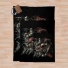 Norse Berserker Warriors Throw Blanket Official Berserk Merch