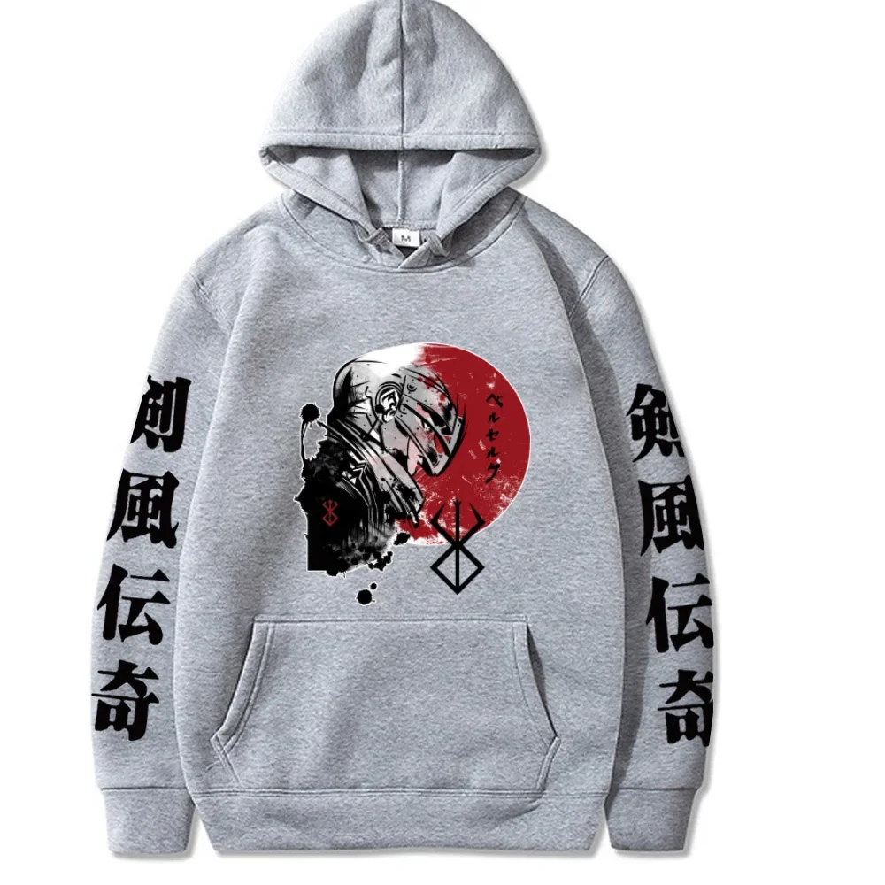 kf S0e056150f7de42fabf19dfd7429c8f68d Cool Cartoon Anime Berserk Hoodies Fun Manga Guts Long Sleeve Hip Hop Pullover Fashion Trend Winter - Berserk Merch