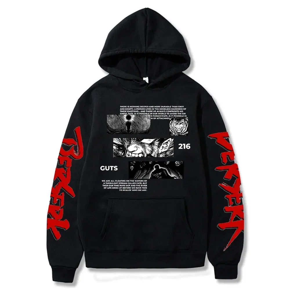 kf S2a47393d630b42bdb96774b159902c24k Manga Berserk Guts Hoodie Swordsman Gatsu Sacrifice Zodd Anime Sweatshirts Cotton Long Sleeve Hoodies Hip Hop - Berserk Merch