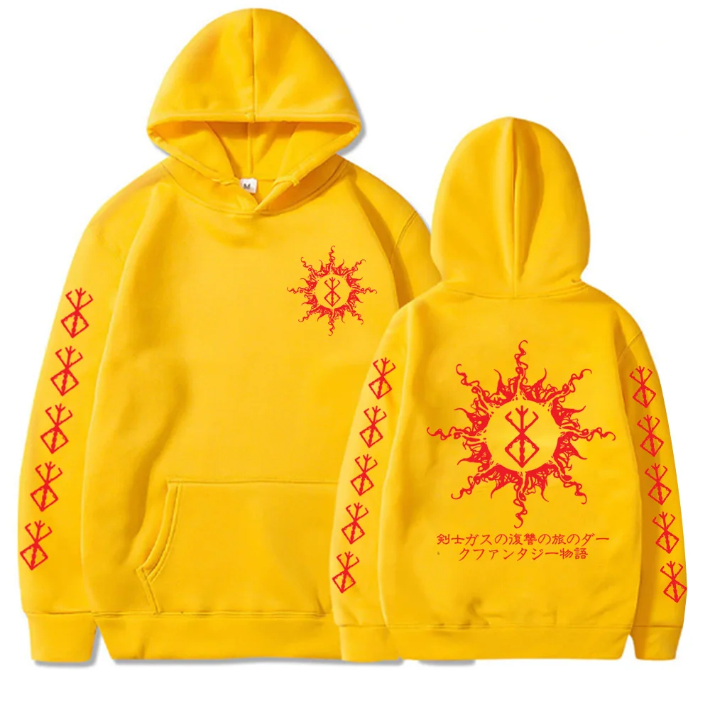 kf S3e5285968f794f6b9af54389584975a1k Japanese Anime Berserk Logo Hoodies Streewear Clothes Men Women Harajuku Red Letter Graphics Winter Warm Oversized - Berserk Merch