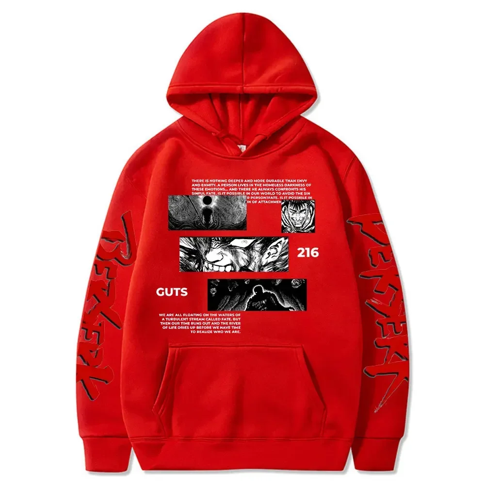kf S4624ac30413b437bacc74a68e75fc1aaY Manga Berserk Guts Hoodie Swordsman Gatsu Sacrifice Zodd Anime Sweatshirts Cotton Long Sleeve Hoodies Hip Hop - Berserk Merch