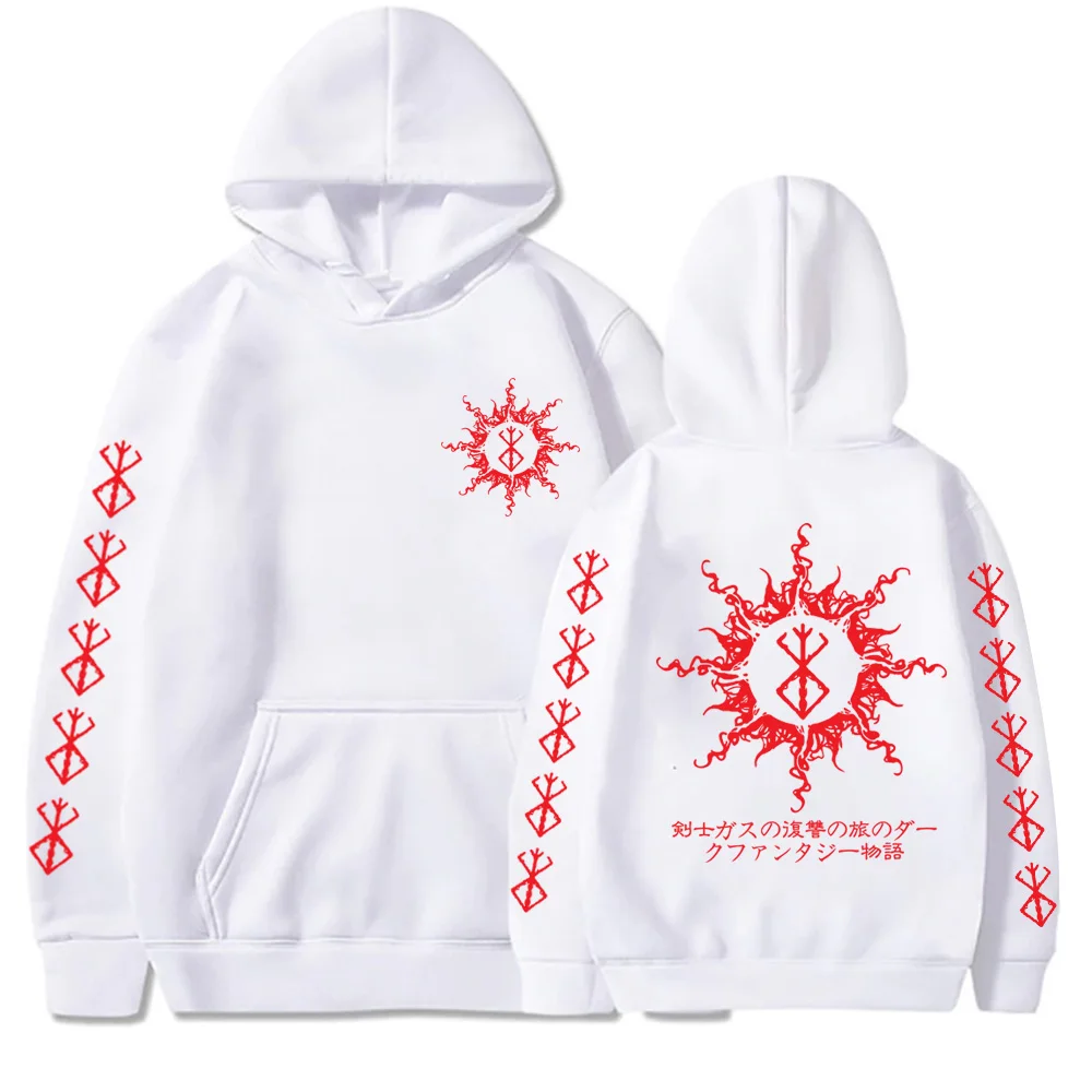 kf Sa5fce2acc2bc49f382734fd0e8422c04L Japanese Anime Berserk Logo Hoodies Streewear Clothes Men Women Harajuku Red Letter Graphics Winter Warm Oversized - Berserk Merch