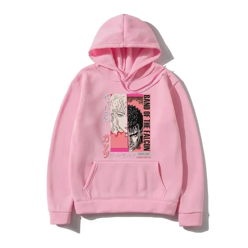 kf Sb69e9bd2c94e41d9bd4b8ebda9dd8ffcF New Japanese manga Berserk Swordwind Saga Peripheral Hooded Sweatshirt - Berserk Merch