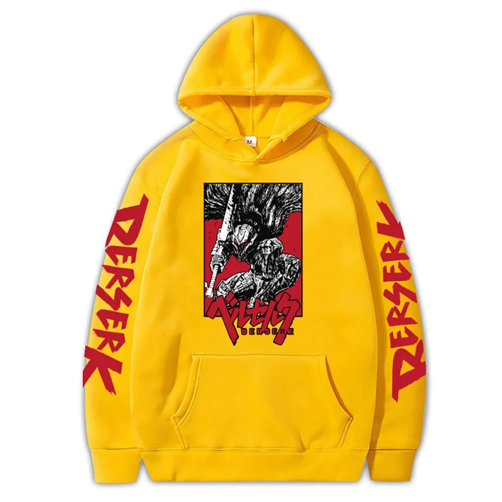 kf Sd83bb496960449e5adbb59c51a1d193fy Japanese Anime Hoodie Fashion Hoodies Retro Manga Berserk LoGO print Street patterns youngsters - Berserk Merch